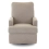 Madison Swivel Glider Recliner Chair - Teddy Fabric Truffle