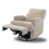 Madison Swivel Glider Recliner Chair - Teddy Fabric Truffle