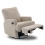 Madison Swivel Glider Recliner Chair - Teddy Fabric Truffle