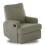 Madison Swivel Glider Recliner Chair - Teddy Fabric Truffle