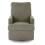 Madison Swivel Glider Recliner Chair - Teddy Fabric Olive