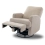 Madison Electric Swivel Glider Recliner Chair with Teddy Fabric - Truffle