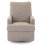 Madison Electric Swivel Glider Recliner Chair with Teddy Fabric - Truffle