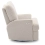 Madison Electric Swivel Glider Recliner Chair with Teddy Fabric - Truffle