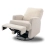 Madison Electric Swivel Glider Recliner Chair with Teddy Fabric - Truffle