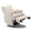 Madison Electric Swivel Glider Recliner Chair with Teddy Fabric - Truffle