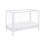 Babymore Kimi Acrylic 3 Piece Nursery Room Set - White