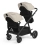 Ickle Bubba Libra 11 Piece Pram System - Black/Tan