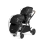 Ickle Bubba Libra Growing Family 14 Piece Travel System with Cirrus i-Size Car Seat & ISOFIX Base - Black/Black/Tan