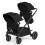 Ickle Bubba Libra Growing Family 14 Piece Travel System with Cirrus i-Size Car Seat & ISOFIX Base - Black/Black/Tan