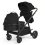 Ickle Bubba Libra Growing Family 14 Piece Travel System with Cirrus i-Size Car Seat & ISOFIX Base - Black/Black/Tan