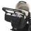 Ickle Bubba Libra Growing Family 14 Piece Travel System with Cirrus i-Size Car Seat & Isofix Base - Black/Black/Tan