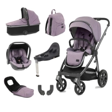 BabyStyle Oyster 3 Gun Metal Finish Edition 7 Piece Luxury Travel System - Lavender (Clearance)