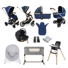 My Babiie MB500i Dani Dyer 11 Piece Everything You Need Travel System Bundle - Opal (MB500iDDOP)