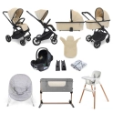 My Babiie MB500i Dani Dyer 11 Piece Everything You Need Travel System Bundle - Almond (MB5002ALCS)