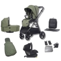 Didofy Stargazer 11 Piece Travel Bundle With Folding Carrycot - Green