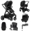 BabaBing Raffi 11 Piece Travel System Bundle with Britax Römer BABY-SAFE CORE Car Seat - Gloss Black