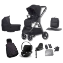 Didofy Stargazer 11 Piece Cloud T Travel Bundle Plus Free Highchair - Black