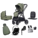 Didofy Stargazer 11 Piece Cloud T Travel Bundle Plus Free Highchair - Olive