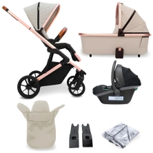 My Babiie MB500i Dani Dyer iSize Travel System - Stone (MB500iDDST)