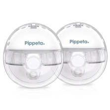 Pippeta Pack of 2 Compact LED Handsfree Breast Pump