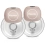 Pippeta Pack of 2 LED Wearable Hands Free Breast Pump - Ash Rose