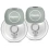 Pippeta Pack of 2 LED Wearable Hands Free Breast Pump - Ash Rose