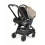 Peg Perego City Loop Chassis and Primo Viaggo Lounge Car Seat Bundle - True Black