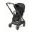 Peg Perego City Loop Chassis, Seat Unit & Primo Viaggio Car Seat Bundle - True Black