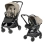 Peg Perego City Loop Chassis, Seat Unit & Primo Viaggio Car Seat Bundle - Vanilla Blend