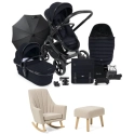 iCandy Peach 7 Pushchair Complete Exclusive Home Bundle - Black Edition