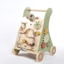 Tiny Love Wooden Walk Behind Walker - Boho Chic