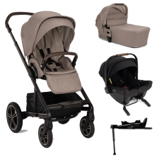 Nuna Mixx Next (Pipa Urbn) Travel System Bundle + I-Size Base - Cedar (New 2024)