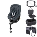 Maxi Cosi Mica 360 PRO 5 Piece Car Seat Bundle - Authentic Graphite