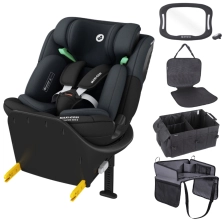 Maxi Cosi Emerald 360 S 5 Piece Car Seat Bundle - Tonal Black