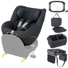 Maxi Cosi Pearl 360 PRO i-Size 5 Piece Toddler Car Seat Bundle - Authentic Graphite