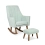 Tutti Bambini Jonah Rocking Chair and Footstool Set - Boucle Ocean Stone