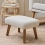 Tutti Bambini Jonah Rocking Chair and Footstool Set - Boucle Mushroom