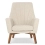 Tutti Bambini Jonah Rocking Chair and Footstool Set - Boucle Mushroom