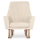 Tutti Bambini Jonah Rocking Chair and Footstool Set - Boucle Mushroom