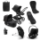 Bugaboo Fox 5 (Cloud T) Essential Pushchair Bundle - Black/Midnight Black