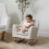 Tutti Bambini Jonah Mini Me Children’s Rocking Chair – Boucle Mushroom