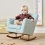 Tutti Bambini Jonah Mini Me Children’s Rocking Chair – Boucle Mushroom