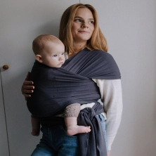 Boba Serenity Organic Wrap - Charcoal