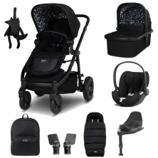 Cosatto Wow 3 Everything Cybex Cloud T Travel Bundle - Silhouette