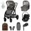 Cosatto Wow 3 Everything Bundle with Cybex Cloud G Car Seat & Base G - Bobtail