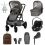 Cosatto Wow 3 Everything Bundle with Cybex Cloud T Car Seat & Base T - Bobtail