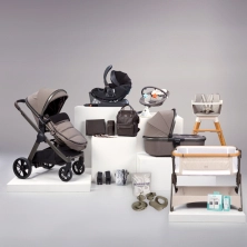 BabaBing Raffi 17 Piece Travel, Home & Feeding Bundle - Mink