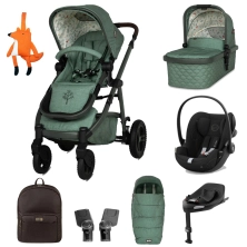 Cosatto Wow 3 Everything Cybex Cloud G Travel Bundle - Meadow