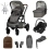 Cosatto Wow 3 Everything Bundle with Maxi Cosi Cabriofix i-Size Car Seat & Cabriofix i-Size Base - Meadow